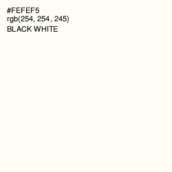 #FEFEF5 - Black White Color Image